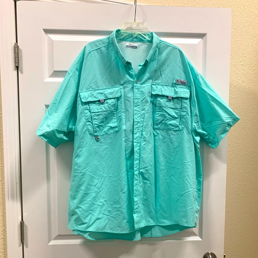 Men’s Columbia 3x fishing shirt, like new